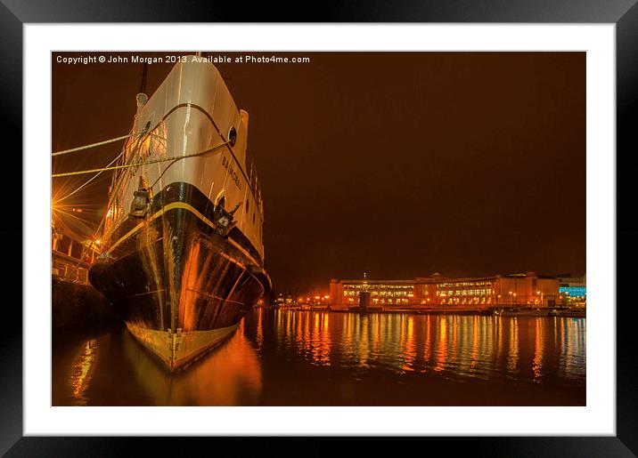 Moored up. Framed Mounted Print by John Morgan