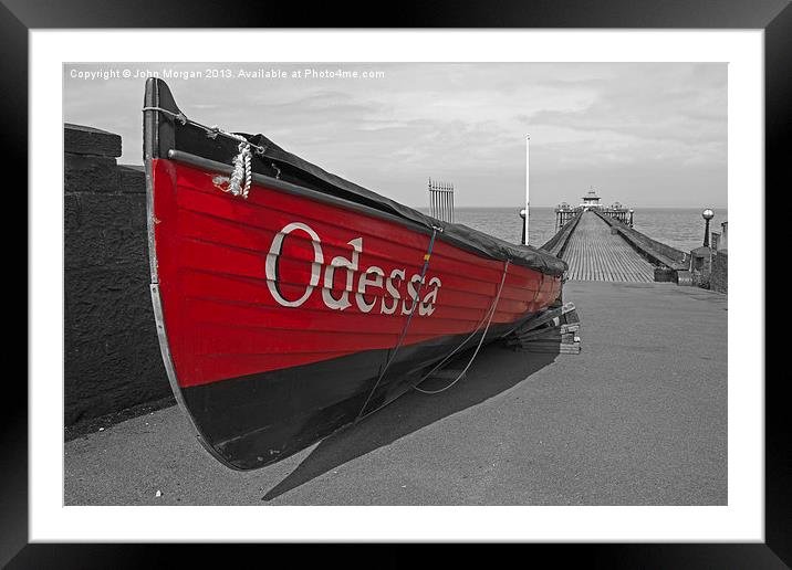 Odessa. Framed Mounted Print by John Morgan