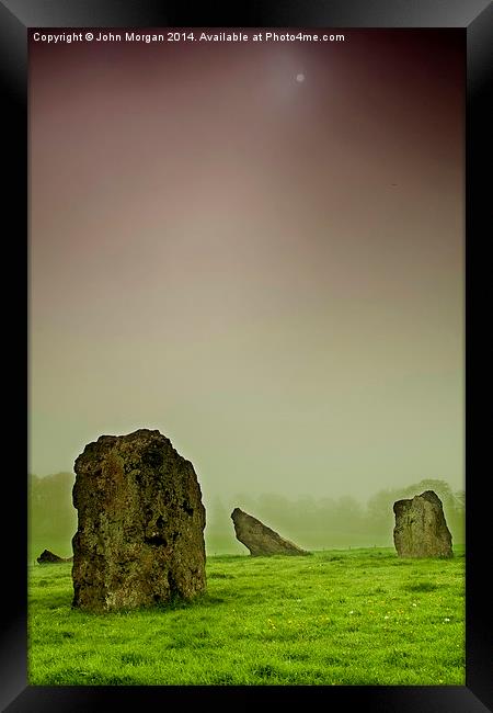 Stones. Framed Print by John Morgan