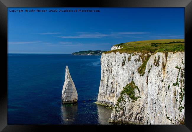 OLD HARRY. Framed Print by John Morgan