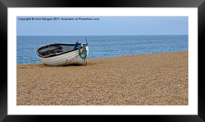 Beached. Framed Mounted Print by John Morgan