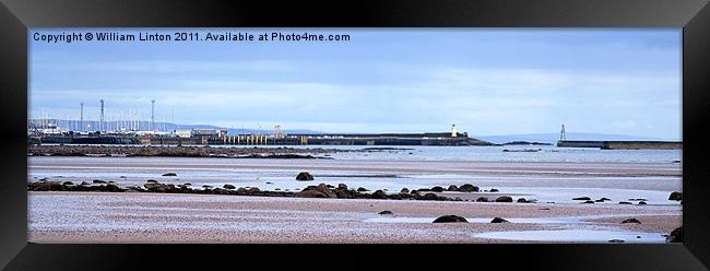 Ardrossan Harbour Framed Print by William Linton