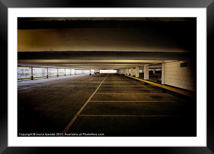 Park here Framed Mounted Print by Maria Tzamtzi Photography
