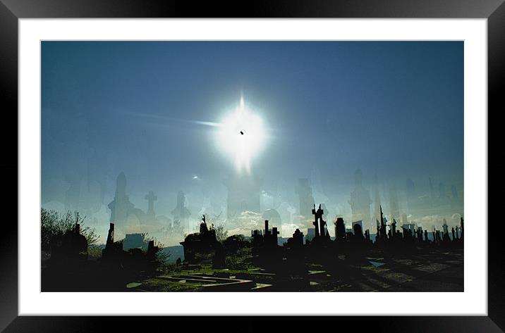 Ghost city Framed Mounted Print by Maria Tzamtzi Photography