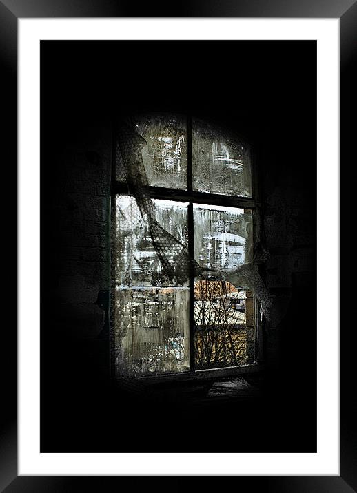 Window to...3 Framed Mounted Print by Maria Tzamtzi Photography