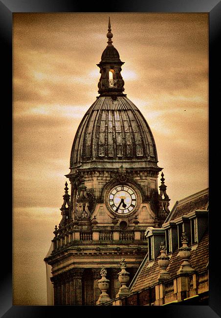 Leeds Town Hall Framed Print by Maria Tzamtzi Photography