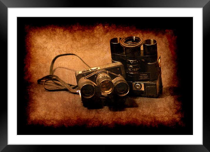 Spy cams Framed Mounted Print by Maria Tzamtzi Photography