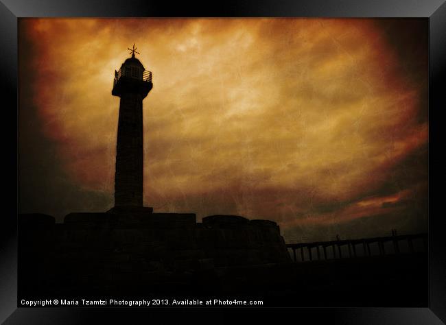 Lighthouse Framed Print by Maria Tzamtzi Photography