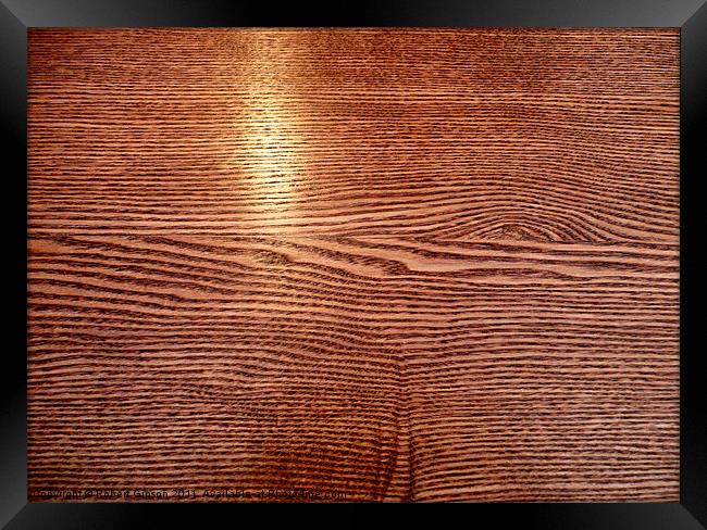Polished wood grain Framed Print by Robert Gipson