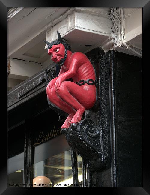 Devil in Stonegate Framed Print by Robert Gipson