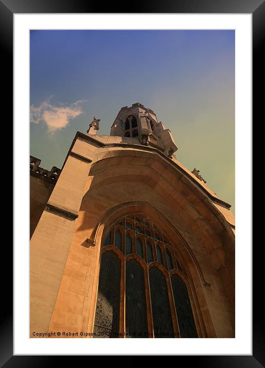 St Helens Church York. Framed Mounted Print by Robert Gipson