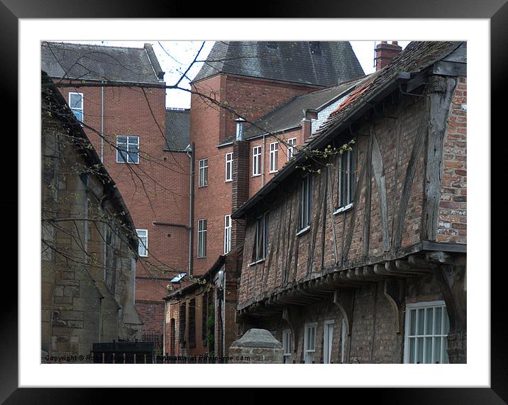 Wood, Stone and Brick Framed Mounted Print by Robert Gipson