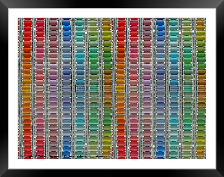 Binary Colours Framed Mounted Print by Robert Gipson