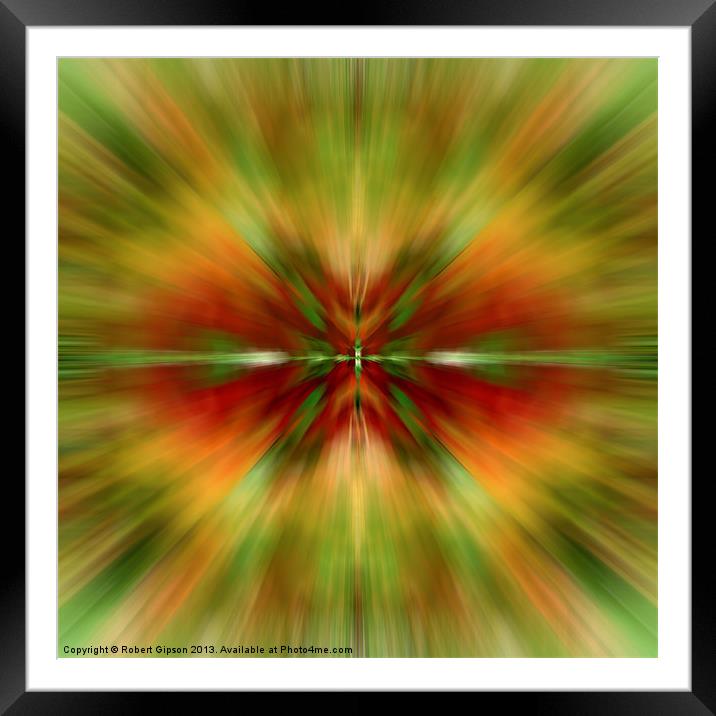 TIME WARP Framed Mounted Print by Robert Gipson