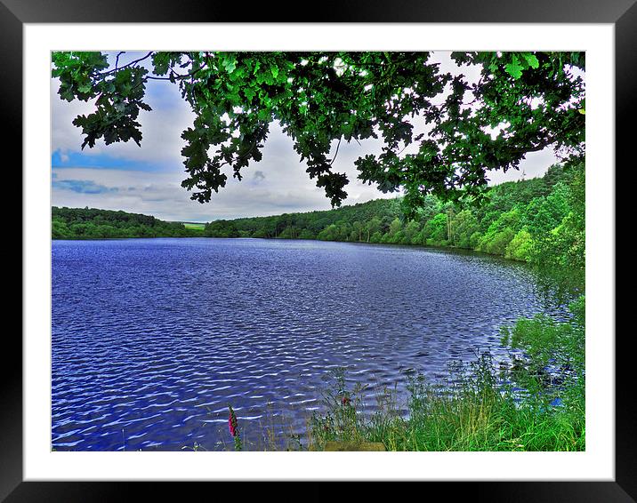 Fewston reservoir Framed Mounted Print by Robert Gipson