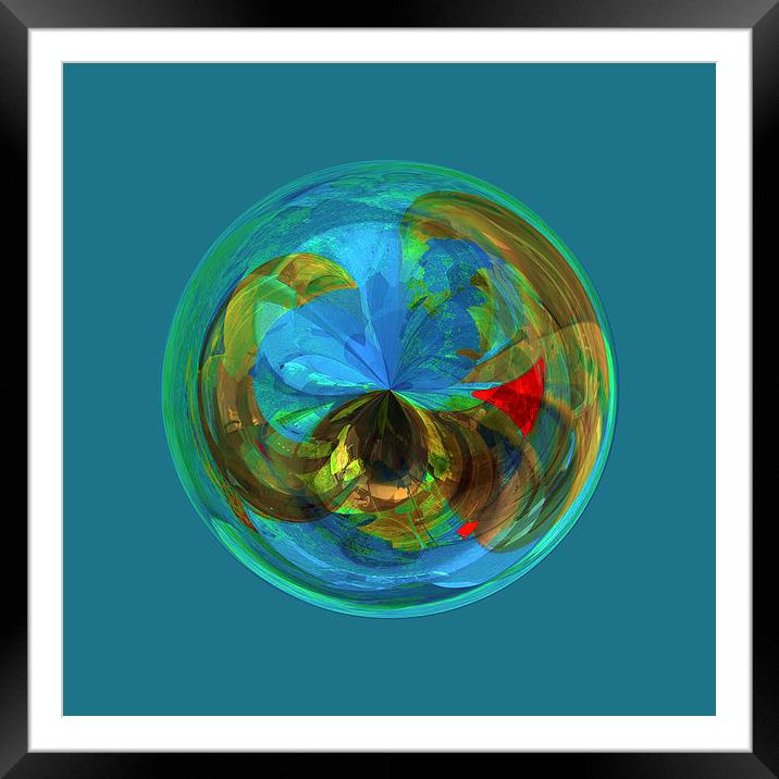 Reflections in the Globe Framed Mounted Print by Robert Gipson