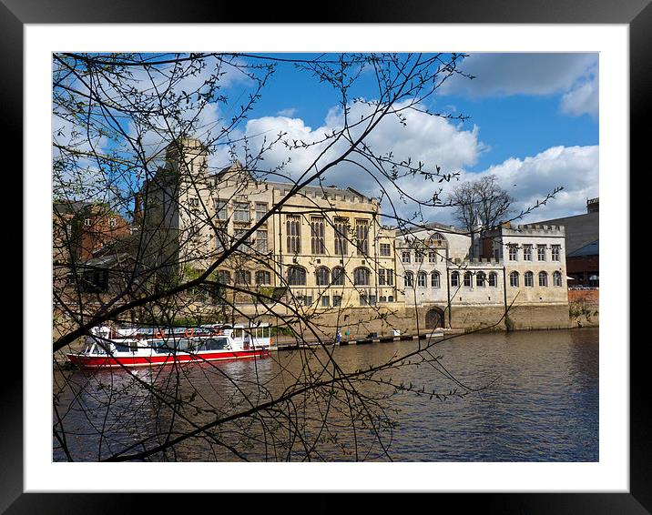 York City Guildhall on the river Ouse Framed Mounted Print by Robert Gipson