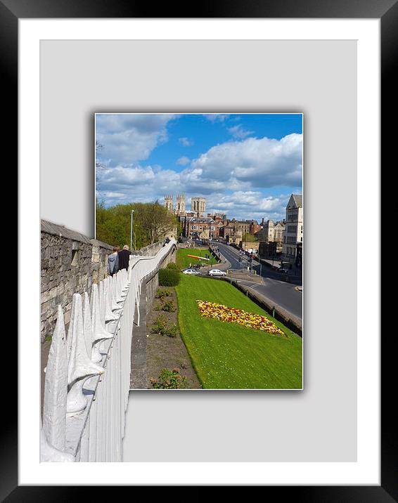 York walls minster Framed Mounted Print by Robert Gipson