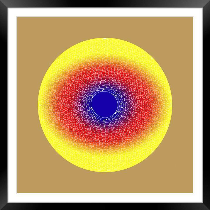 Abstract of Eyeeye Framed Mounted Print by Robert Gipson