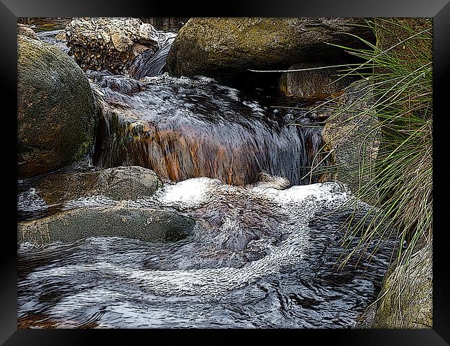 More flow Framed Print by Robert Gipson