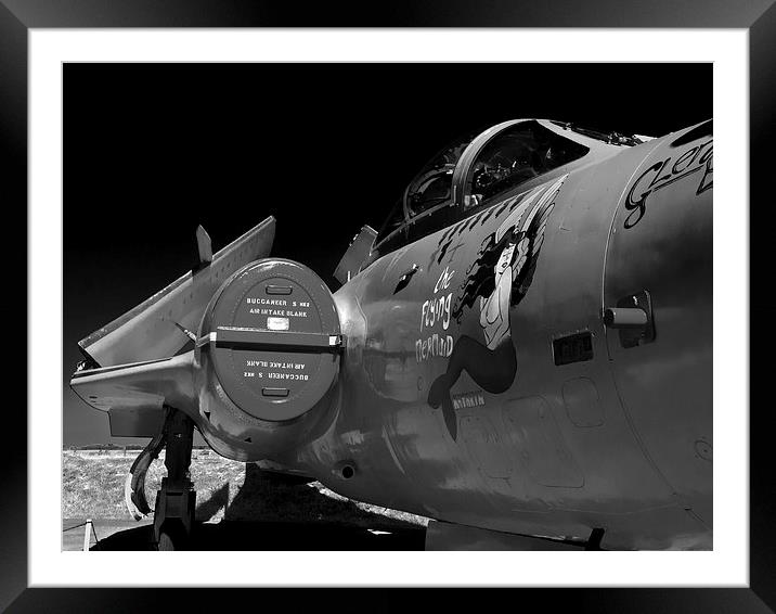  Buccaneer jet aircraft Framed Mounted Print by Robert Gipson