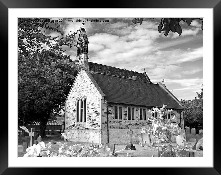 The church of Haxby  Framed Mounted Print by Robert Gipson