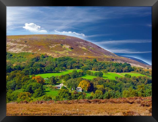 Up on Moors Framed Print by Robert Gipson