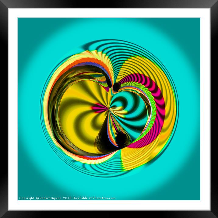 Variations in the sphere Framed Mounted Print by Robert Gipson