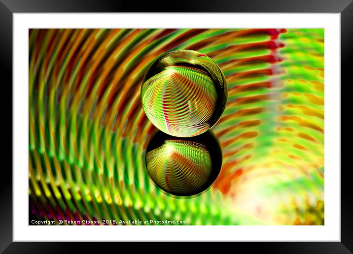 Prismatics Framed Mounted Print by Robert Gipson