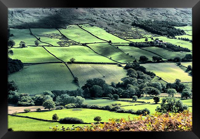 Landscape across the Yorkshire Dale Framed Print by Robert Gipson