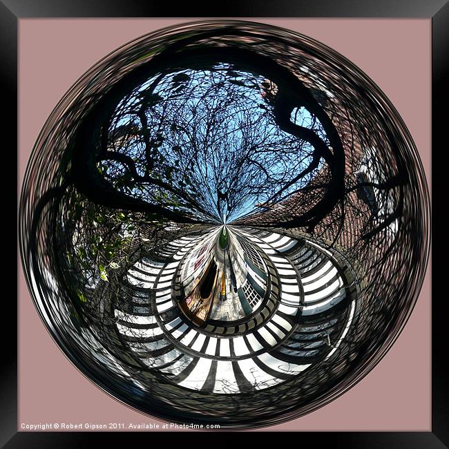Spherical Paperweight St Williams Framed Print by Robert Gipson