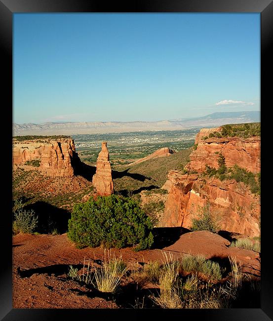 Colorado National Monument Framed Print by Diane Hovey