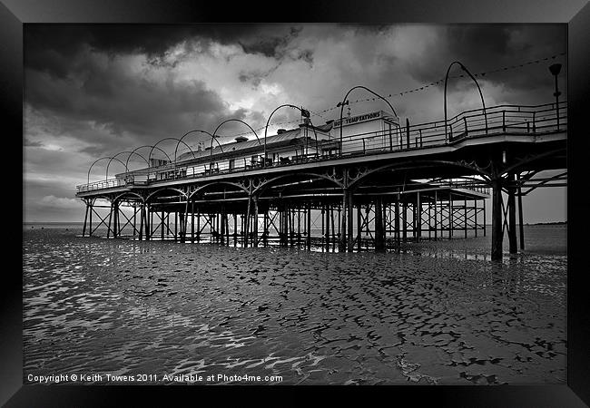 Cleethorpes Pier Canvases & Prints Framed Print by Keith Towers Canvases & Prints