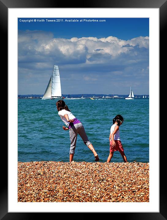 Carefree Days Canveses & Prints Framed Mounted Print by Keith Towers Canvases & Prints