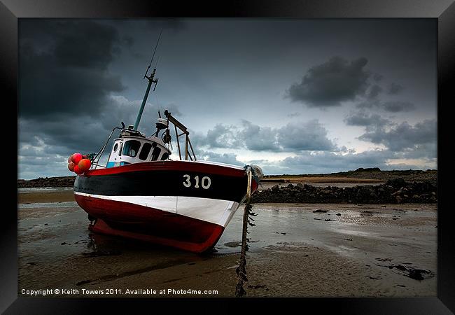 Fishing Boat 2 Canvases & Prints Framed Print by Keith Towers Canvases & Prints