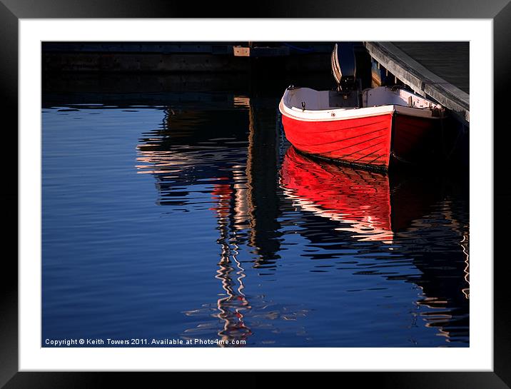 Bembridge Harbour Prints & Canvases Framed Mounted Print by Keith Towers Canvases & Prints