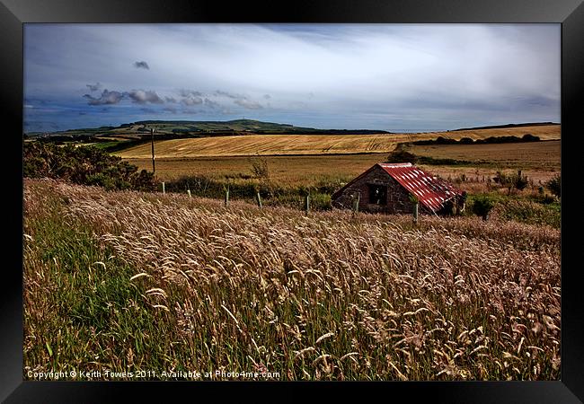 Back of Wight Framed Print by Keith Towers Canvases & Prints