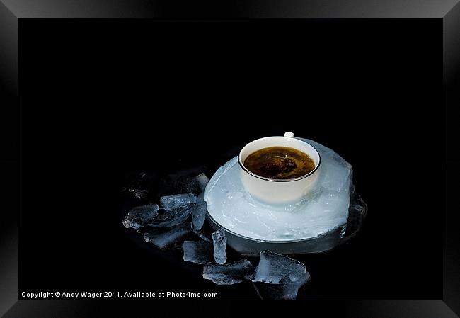 Iced Coffee Framed Print by Andy Wager