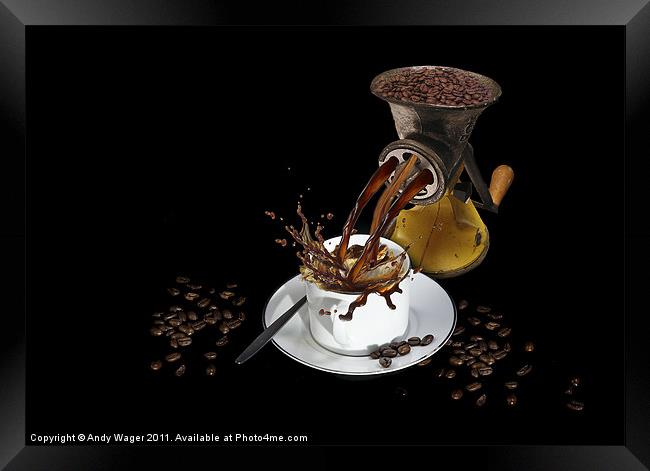 Fresh Coffee Framed Print by Andy Wager