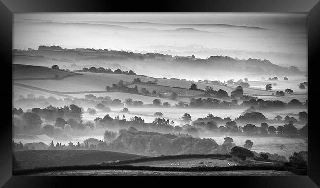 Morning Mists Framed Print by Daniel Bristow