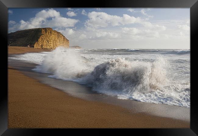 East Beach waves Framed Print by Daniel Bristow