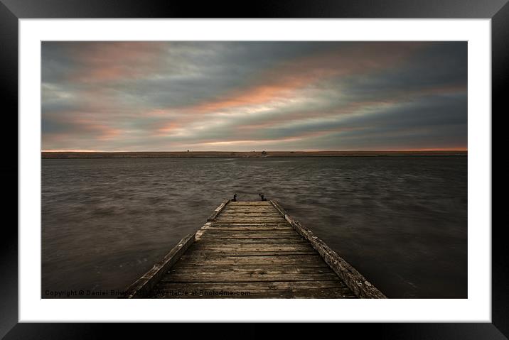 Sunset at the fleet, Framed Mounted Print by Daniel Bristow