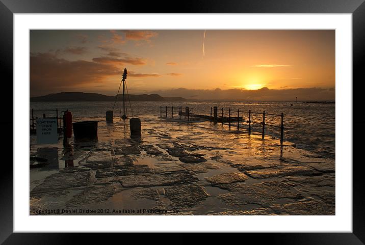 Sun Up Framed Mounted Print by Daniel Bristow