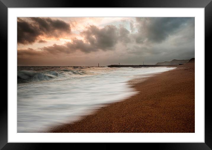 West Storms Framed Mounted Print by Daniel Bristow