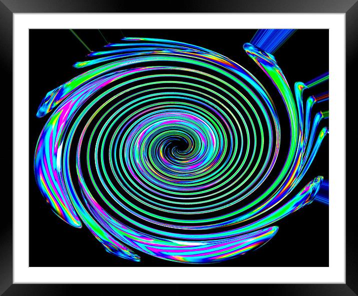 In a whirl Framed Mounted Print by Steve Purnell