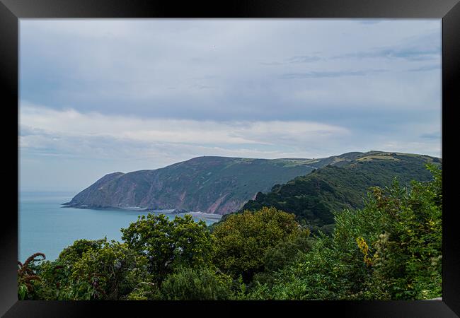 Lynmouth Bay Framed Print by Steve Purnell