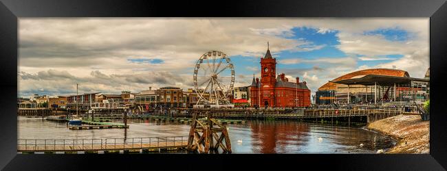 Multicultural Cardiff Port Framed Print by Steve Purnell