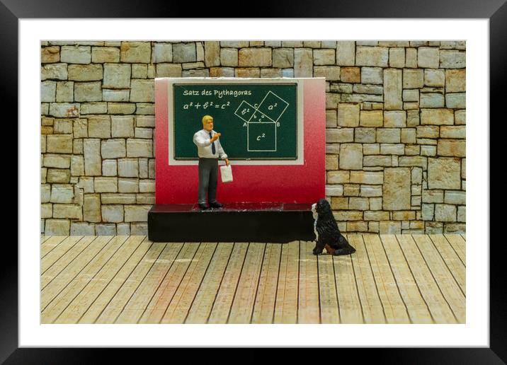 The Unlikely Student Framed Mounted Print by Steve Purnell