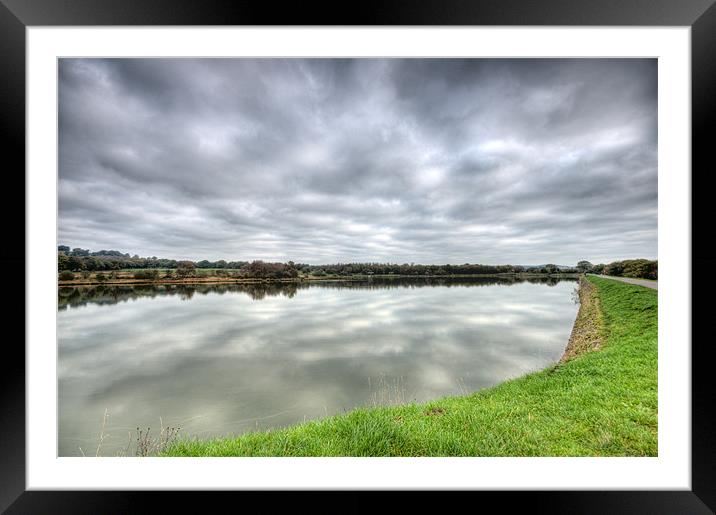 Penyfan Pond Framed Mounted Print by Steve Purnell