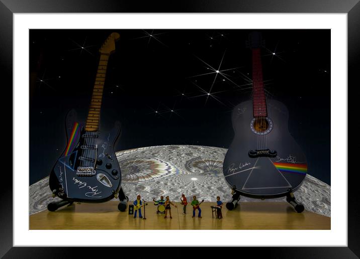 A Rocking Night Under the Starry Skies Framed Mounted Print by Steve Purnell